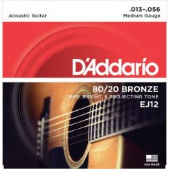 D'Addario EJ12- 013 Medium 80/20 Bronze snaren voor de westerngitaar
