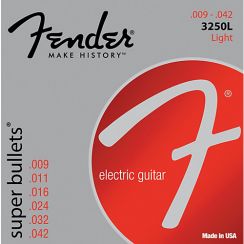 Fender 009 - 3250L Super Bullets Elektrische gitaarsnaren