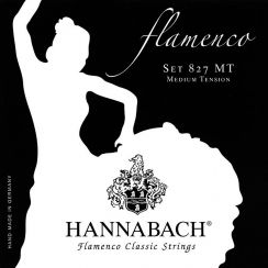 Hannabach Flamenco Gitaarsnaren 827 MT Medium Tension - snaren met normale spanning voor de Flamencogitaar - SNARENSHOP