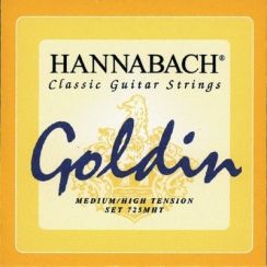 Hannabach Goldin Klassieke Gitaarsnaren Serie Goldin 725 MHT Medium/High Tension - SNARENSHOP