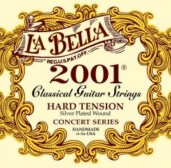 La Bella Classic 2001 Concert Series L-2001H - Hard Tension snaren voor Klassieke Gitaar