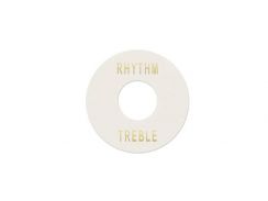 Toggle schakelaarplaat Wit met Goud LP-style I Boston EP-508-W
