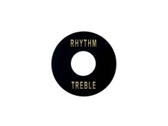 Toggle schakelaarplaat Zwart met Goud LP-style I Boston EP-508-B